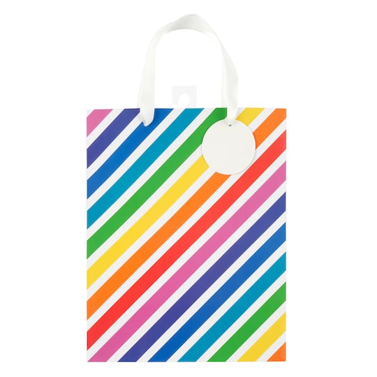 Rainbow Striped Gift Bag by Ashland&#xAE;
